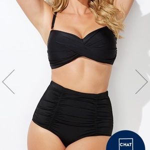 Swimsuits for All Black Valentine Bikini